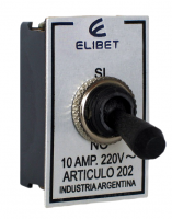 202 - INT. BIPOLAR A PALANCA DE 10 A 220V - ELIBET