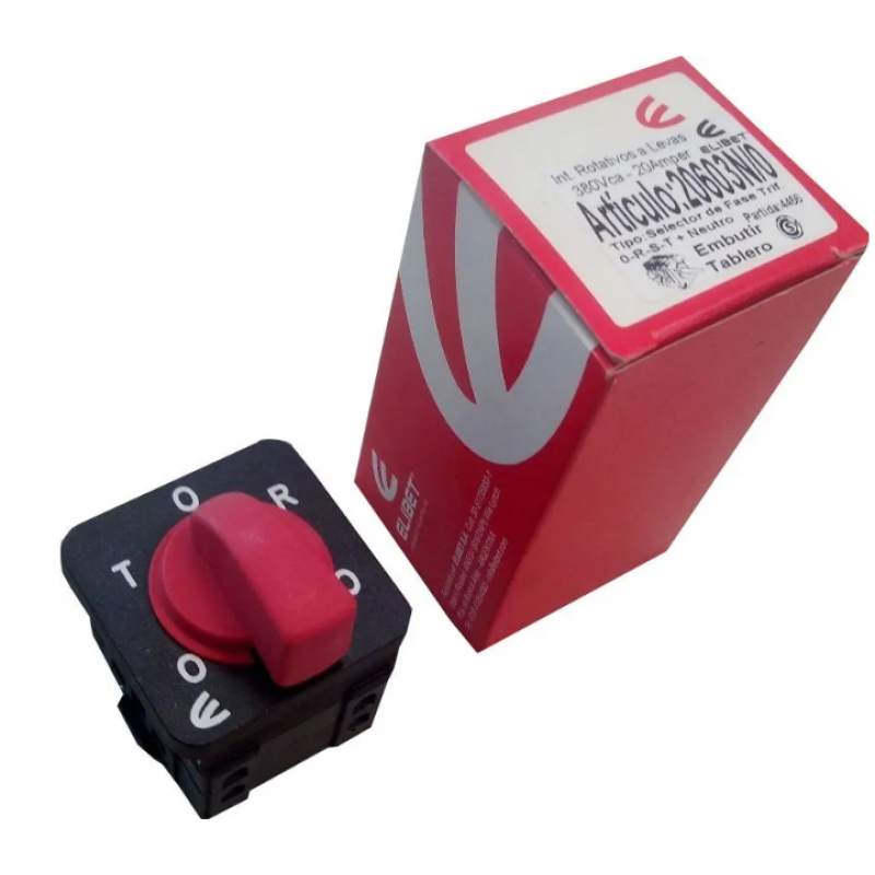 20603N/0 – SELEC.FASE TRIF. 0-R-0-S-O-T+NEUTRO 20