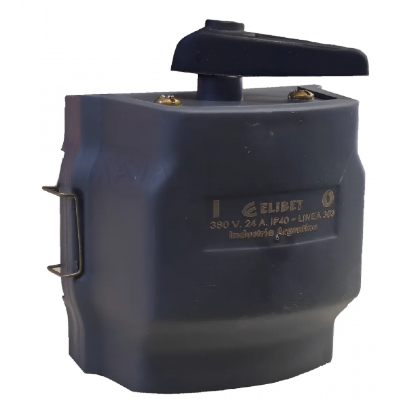 302TP – INT. BIPOLAR CAJA PLASTICA CUCHILLAS 24A – ELIBET