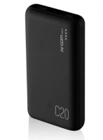 ACCESORIOS ARGOMTECH CARGADOR DE BATERIA EXTERNO C20 ALTA CAPACIDAD 21./2.0 BLACK