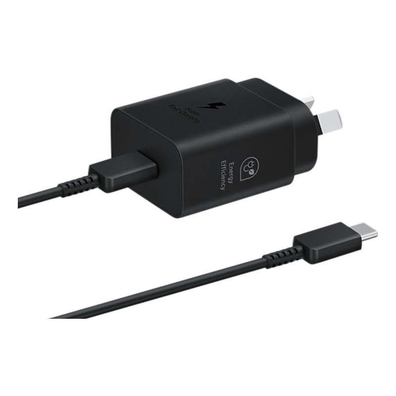 ACCESORIOS SAMSUNG CARGADOR 45W CON CABLE WHITE BLACK
