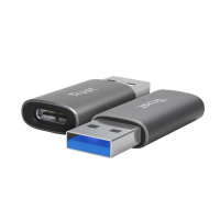 ADAPTADOR USB-A A USB-C BLUETOOTH 5.4 TRUST CALYX ULTRACOMPACTO USB (2-PACK)