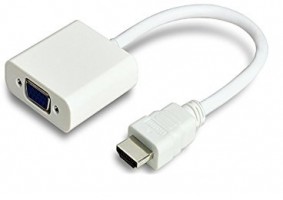 ANBYTE CABLE CONVERSOR HDMI A VGA WHITE