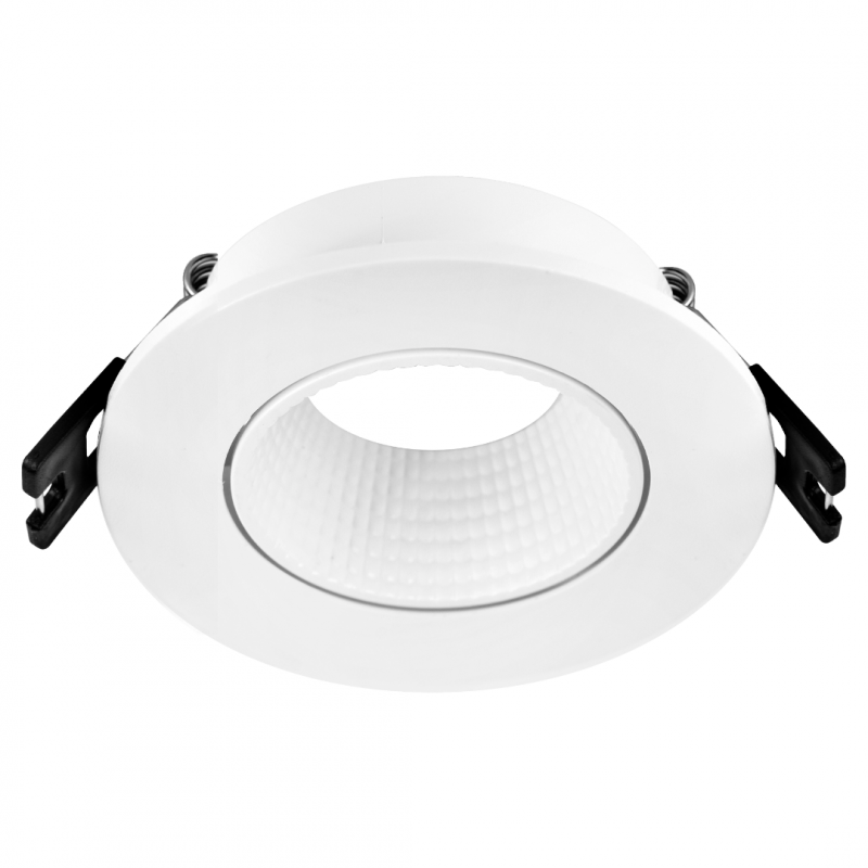 ARTEFACTO DE EMBUTIR REDONDO ANTIDESLUMBRANTE DICRO X1 MOVIL PC BLANCO-BLANCO TEXTURADO, CON CONECTOR GU10 MACROLED