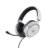 AURICULAR GAMER GXTRUST 498W FORTA PARA PS5 CON LICENCIA OFICIAL BLANCO