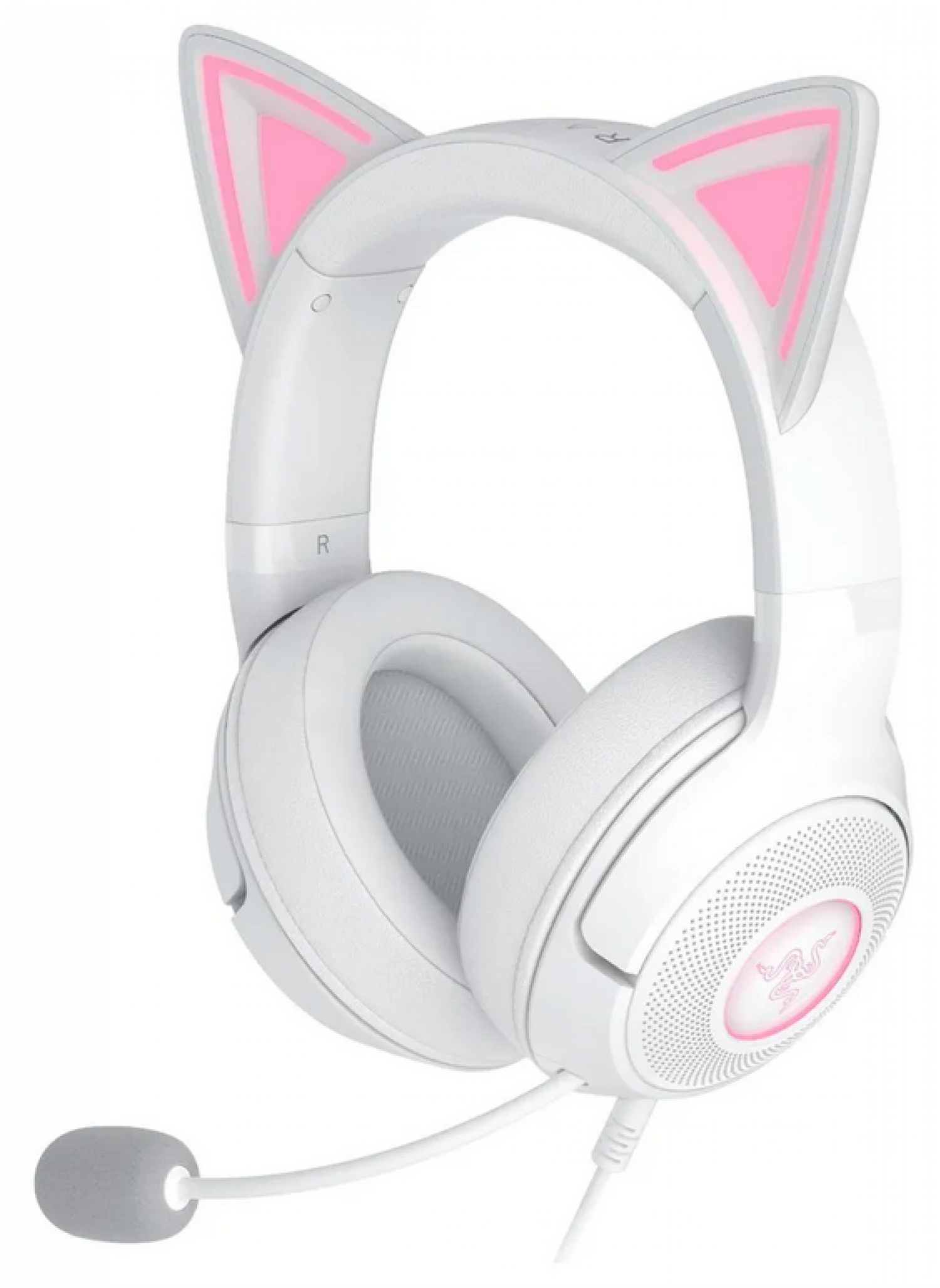 AURICULAR GAMER RAZER KRAKEN KITTY V2 USB WHITE
