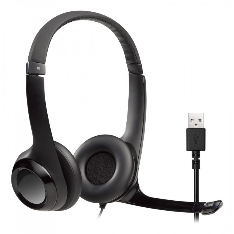 AURICULAR LOGITECH H390 HEADSET BLACK