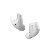 AURICULARES BLUETOOTH TRUST NIKA COMPACT INALÁMBRICOS BLANCO