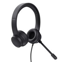 AURICULARES TRUST AYDA USB AJUSTABLES CON MICRÓFONO NEGRO