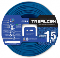CABLE 1X1,5 MM TREF X 1MTS CELESTE 152