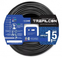 CABLE 1X1,50 MM TREF X 100 M NEGRO
