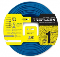 CABLE 1X1MM TREF X100MTS CELESTE