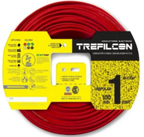 CABLE 1X1MM TREF X100MTS ROJO