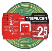 CABLE 1X2.5MM TREF X 100M V/AMARILLO 253