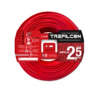 CABLE 1X2.5MM TREFI X 100M ROJO