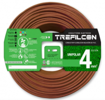 CABLE 1X4,00 MM TREF X 100 M MARRÓN