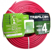 CABLE 1X4,00 MM TREF X 100 M ROJO