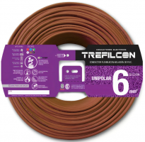 CABLE 1X6,00 MM TREF X 100 M MARRÓN