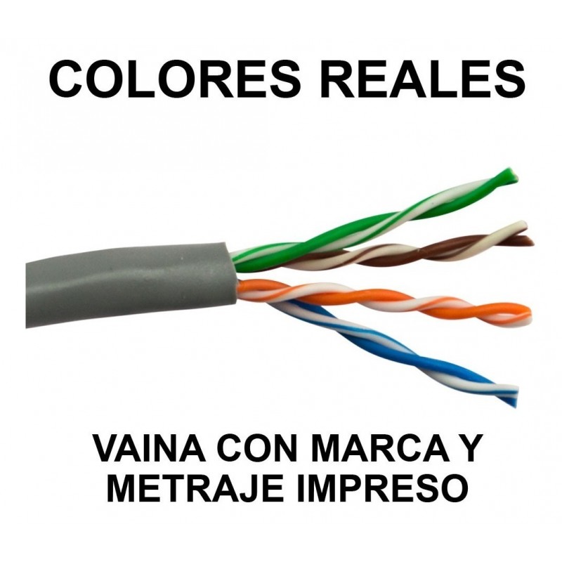CABLE UTP SFX CAT5e 305M INTERIOR