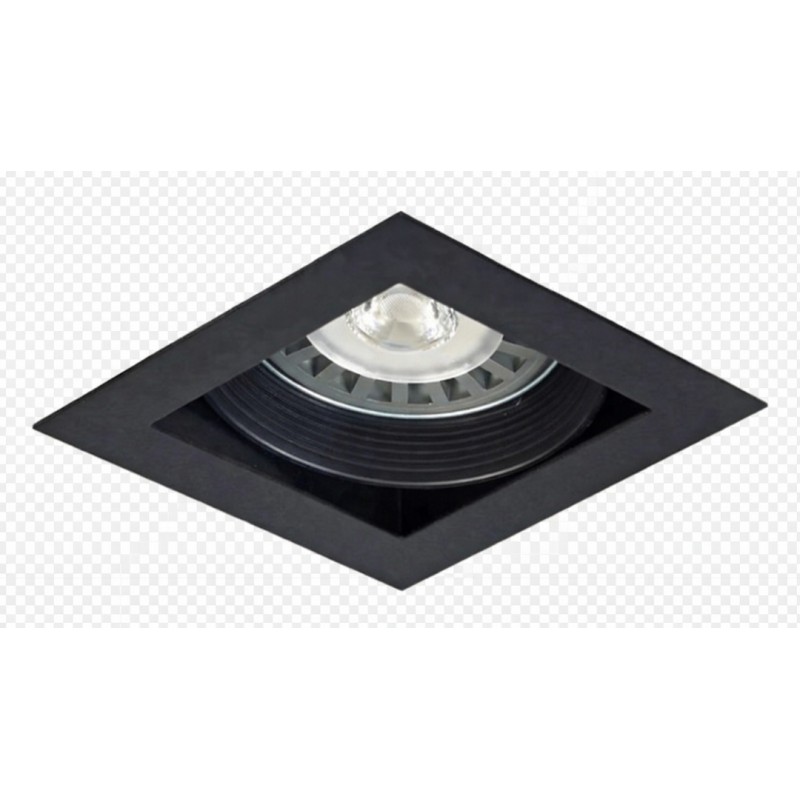 CARDANICO DE EMBUTIR 1 LUZ NEGRO – TREFI