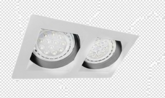 CARDANICO DE EMBUTIR 2 LUZ BLANCO - TREFI