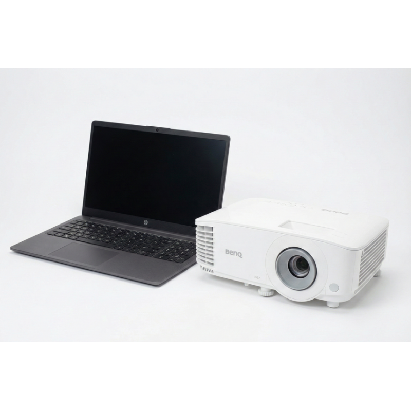 COMBO HP NOTEBOOK 250 G10 I3-N305 15 8GB/256 PC FREE DOS 3.0 + BENQ MX560 WHITE 4000 LUM XGA