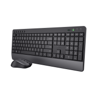 COMBO TECLADO Y MOUSE TRUST TREZO WIRELESS ECO ES