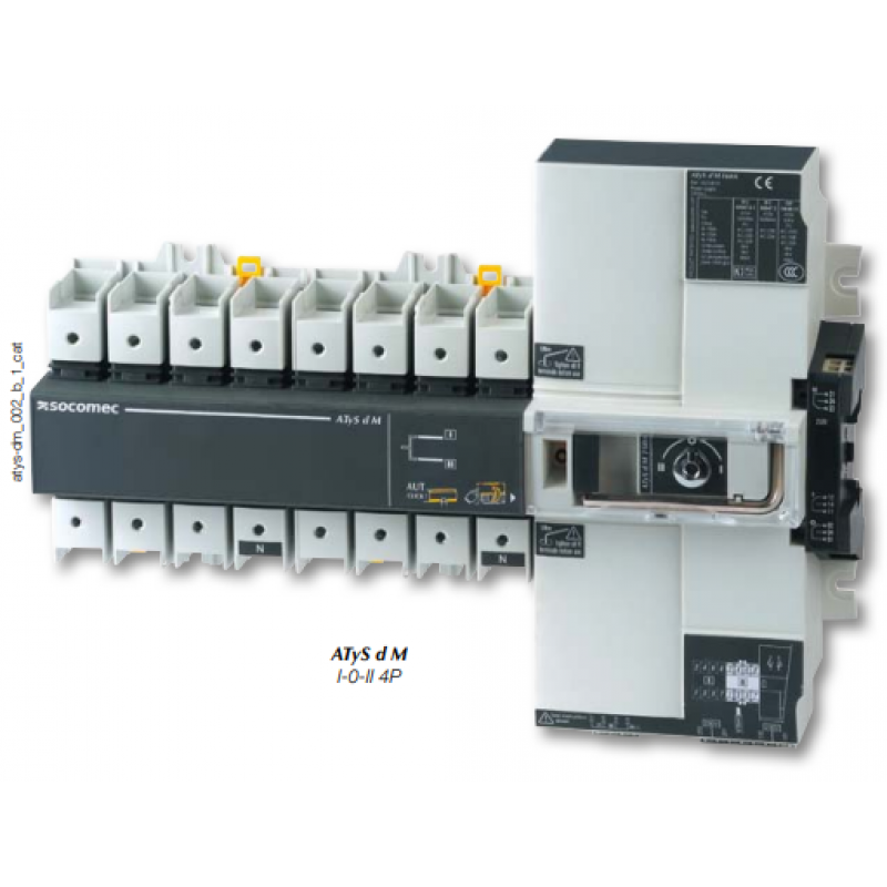 CONMUTADOR 4 POLOS 800A MOTORIZADA – SOCOMEC