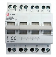 CONMUTADOR DIN 40A 4 POLOS 2 VIAS