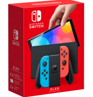CONSOLA NINTENDO SWITCH OLED NEON BLUE RED COMAND