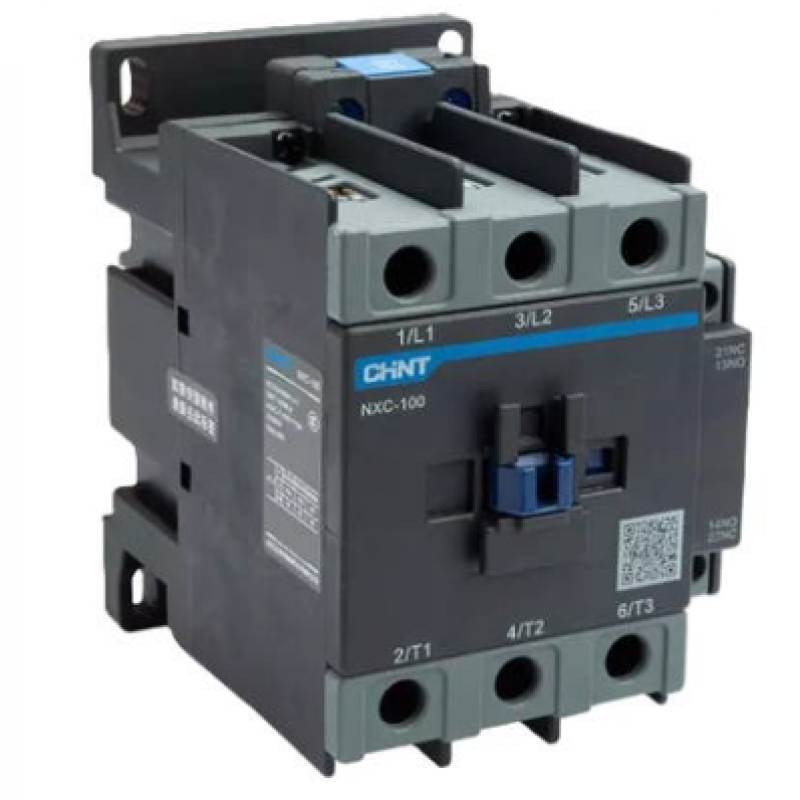 CONTACTOR CHINT NXC-100 – In:100A – 3-POLOS + Aux: 1NA+1NC – Bob: 110VCA