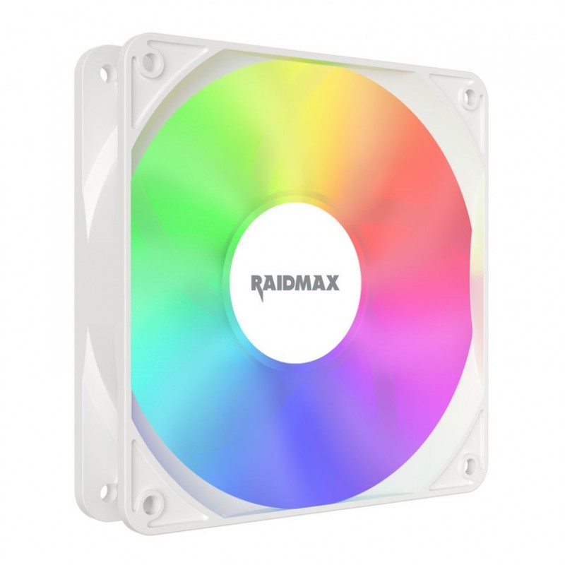 COOLER FAN 120mm ARGB PMW RAIDMAX X-AIR WHITE
