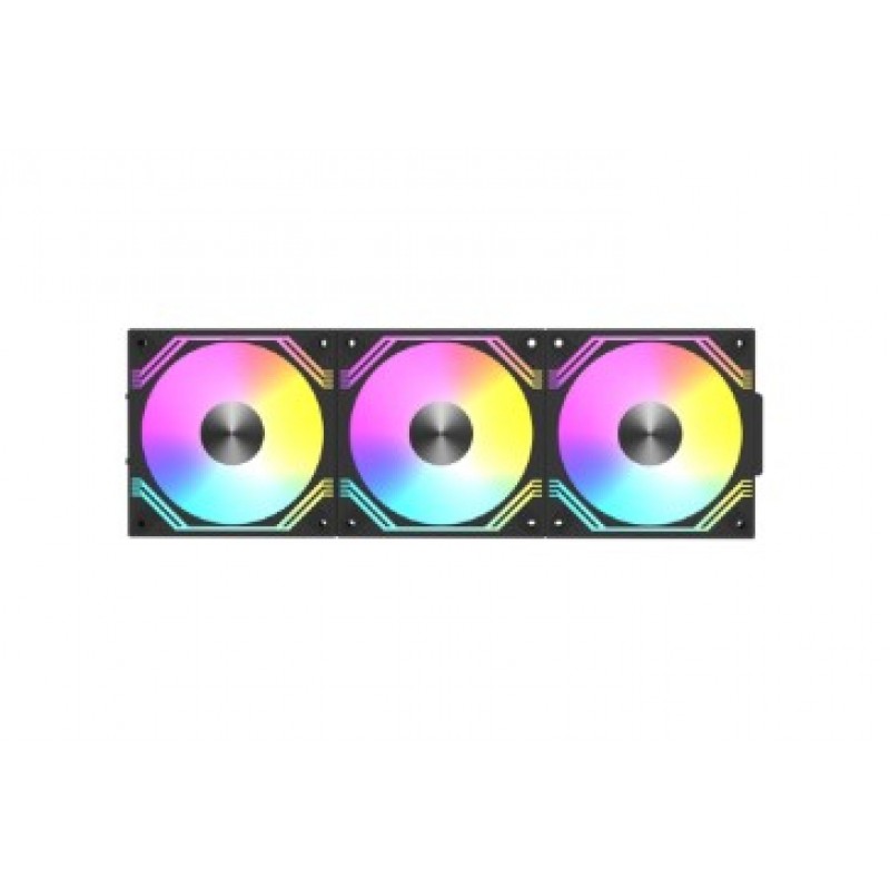 COOLER FAN RAIDMAX KIT MODULAR 3 en 1 ARGB PWM BLACK