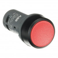 CP1-10R-01 Pulsador rasante compacto 1NC rojo