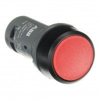 CP1-10R-11 Pulsador rasante compacto 1NA+1NC rojo