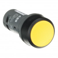 CP1-10Y-10 Pulsador rasante compacto 1NA amarillo