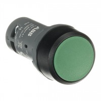 CP2-10G-10 Pulsador rasante compacto retenido 1NA verde