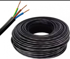 Cable TPR 3X1.00 TREF X 100 M NEGRO