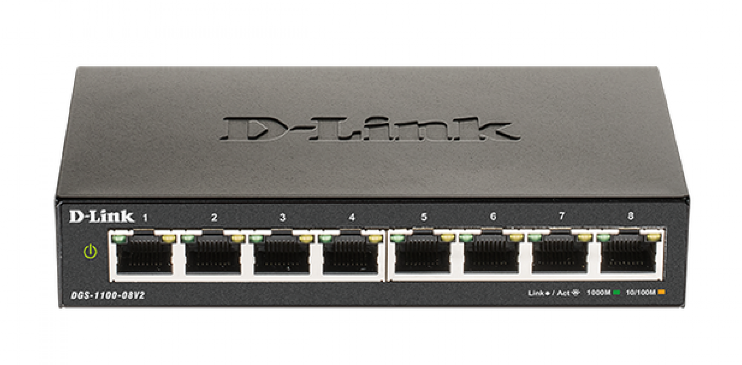 D-LINK 8 PORT GIGABIT EASY SMART SWITCH