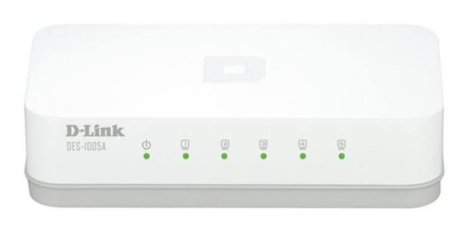 D-LINK DES-1005A SWITCH 5 PUERTOS 10/100MBPS