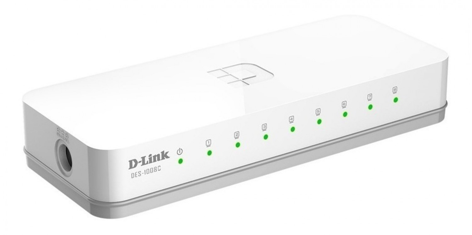 D-LINK DES-1008C SWITCH 8 PUERTOS 10/100MBPS