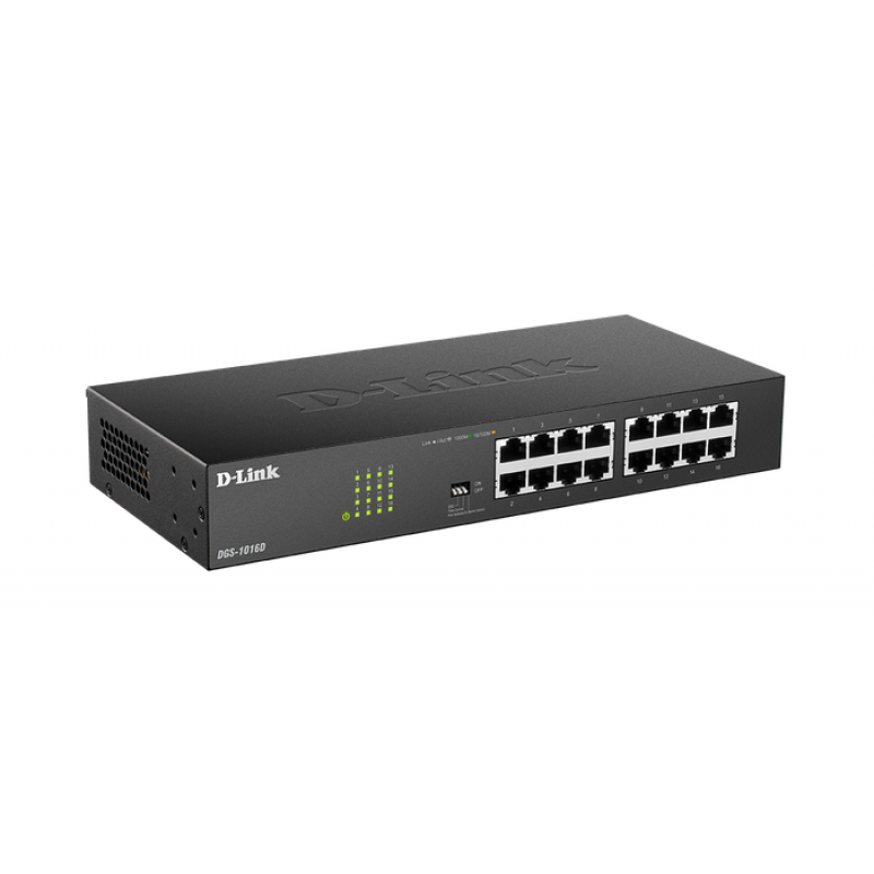D-LINK SWITCH DGS-1016A 16-PORT 10/1001000BPS UNMANAGED