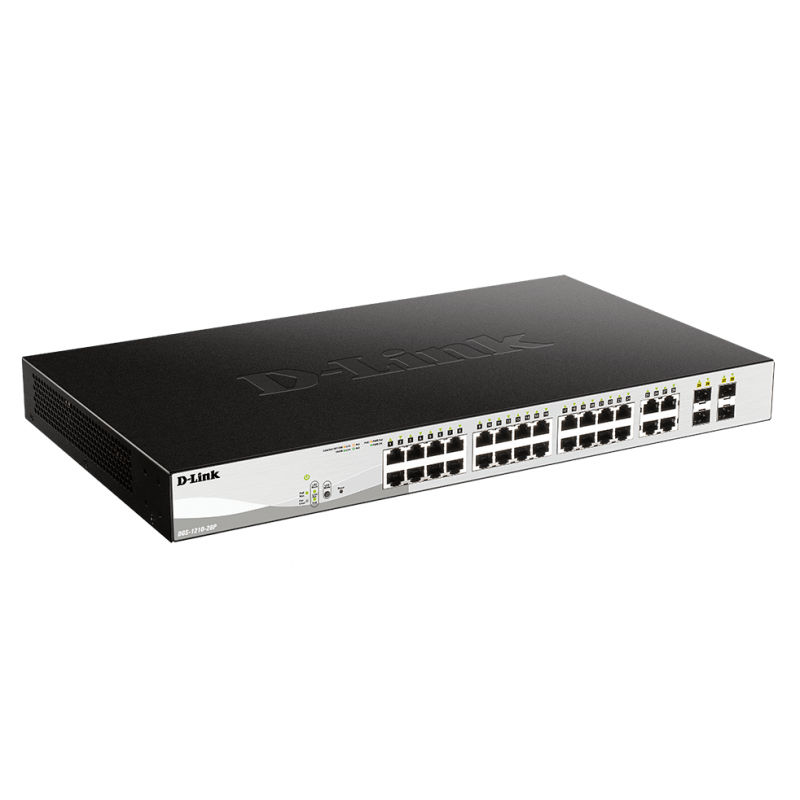 D-LINK SWITCH DGS-1210-28P 24 10/100/1000BASE-T P0E 4 100/1000