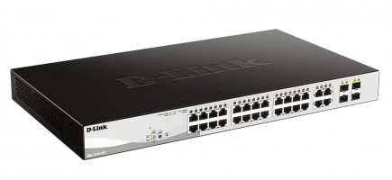D-LINK SWITCH DGS-1210-28P 24 10/100/1000BASE-T POE 4 100/1000