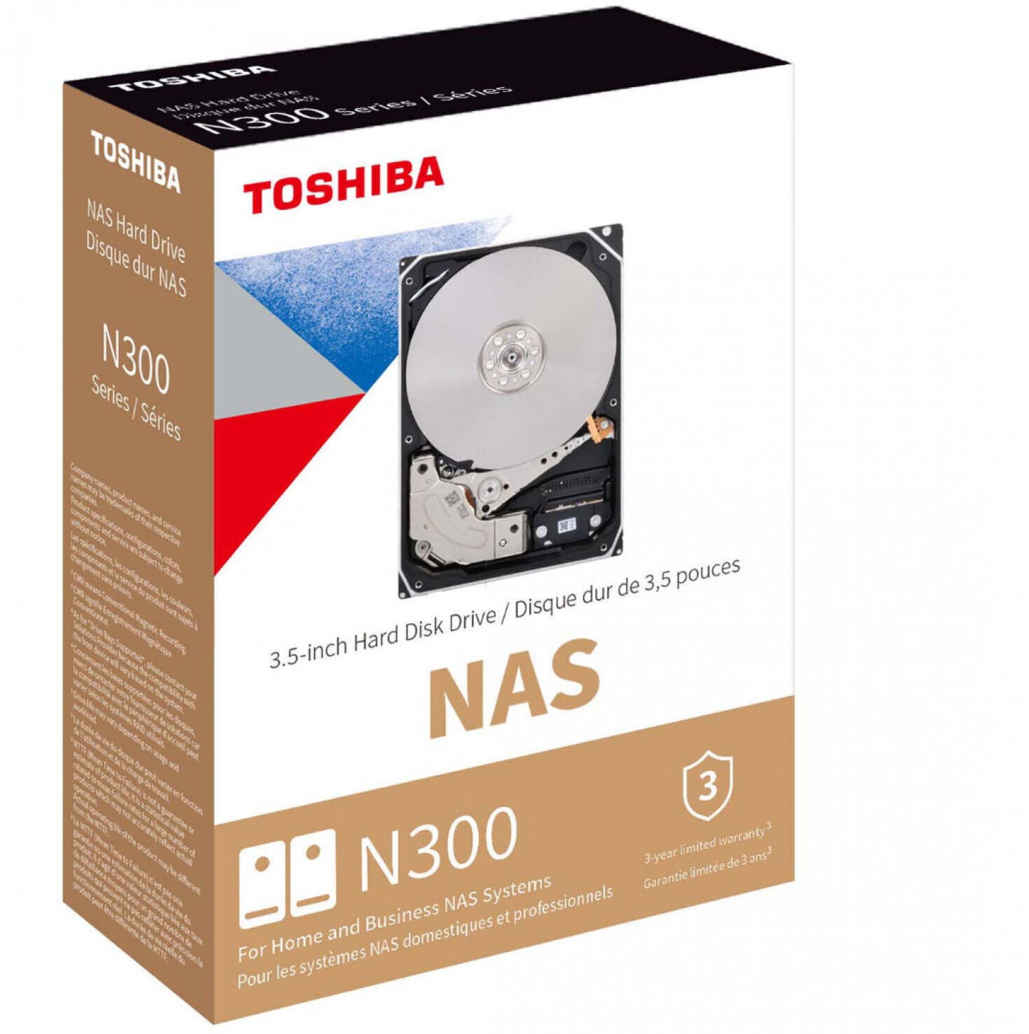 Hdd 20tb Toshiba N300 Nas Cmr 7200rpm 1024mb
