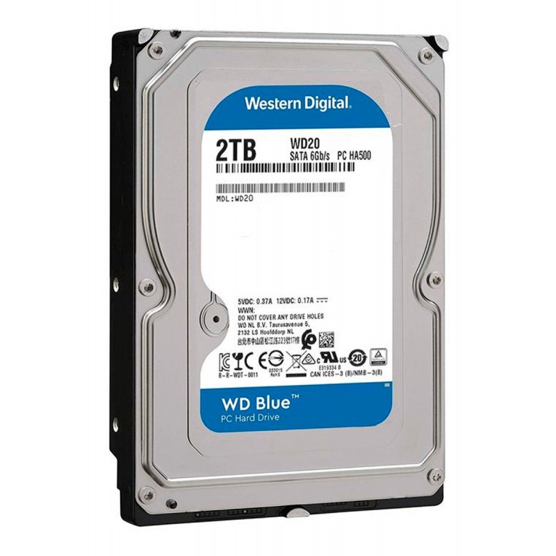 DISCO HDD 2TB WD BLUE SATA 256MB 7200RPM WD20EZBX