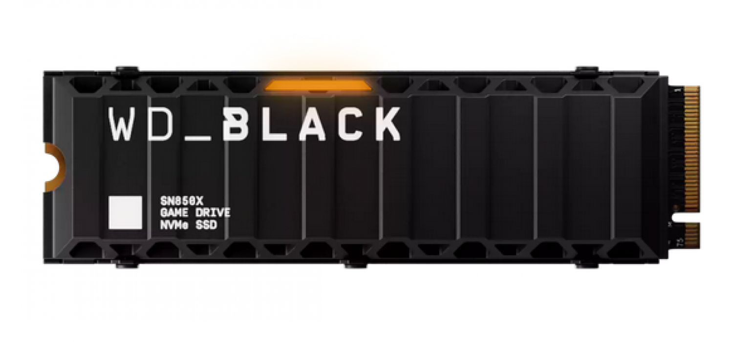 Disco Ssd M.2 4tb Wd Black Sn850x Nvme With Heatsink