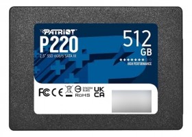 DISCO SSD PATRIOT P220 SOLID 512 GB 2.5 SATA3 PS001663