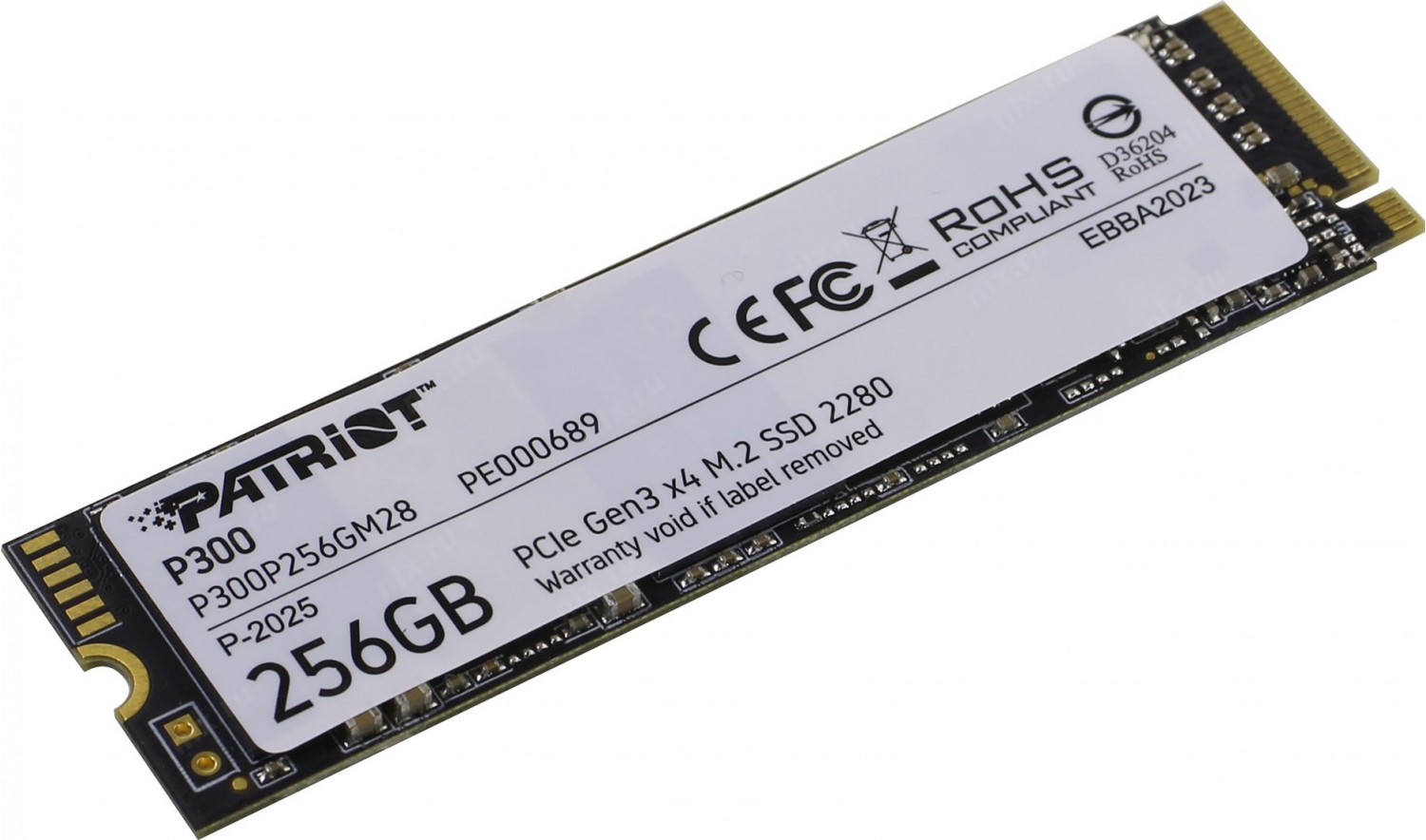 DISCO SSD PATRIOT P300 256 GB M.2 2280 PCIE GEN3 X4 PE000689
