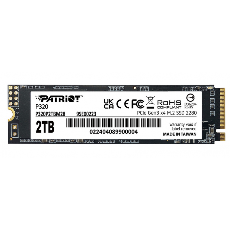 DISCO SSD PATRIOT P320 SOLID 512GB M.2 PE000997